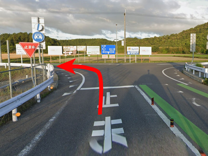 名古屋方面からのアクセス